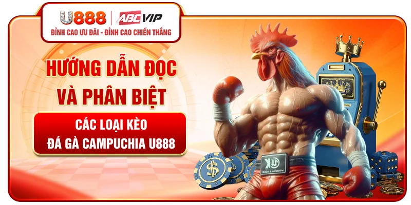 Hướng dẫn đọc và phân biệt các loại kèo đá gà Campuchia U888