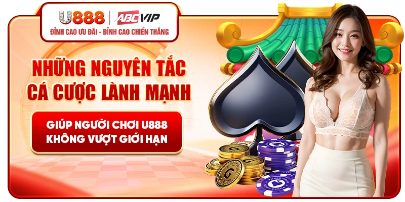 Những nguyên tắc cá cược lành mạnh giúp người chơi U888 không vượt giới hạn