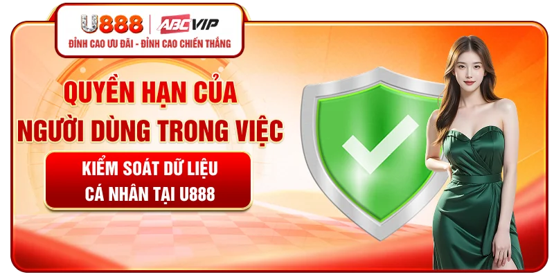 Quyền hạn của người dùng trong việc kiểm soát dữ liệu cá nhân